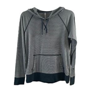 Kuhl Navy Striped Hoodie Size S